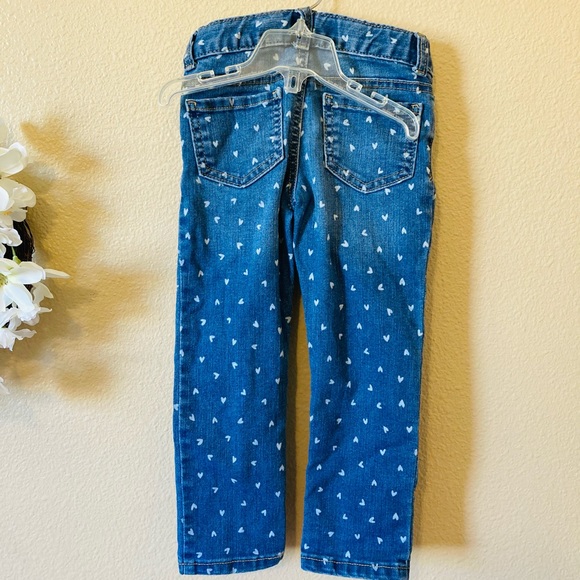 Star Print Skinny Jeans Adjustable Waist-4T - Picture 5 of 5